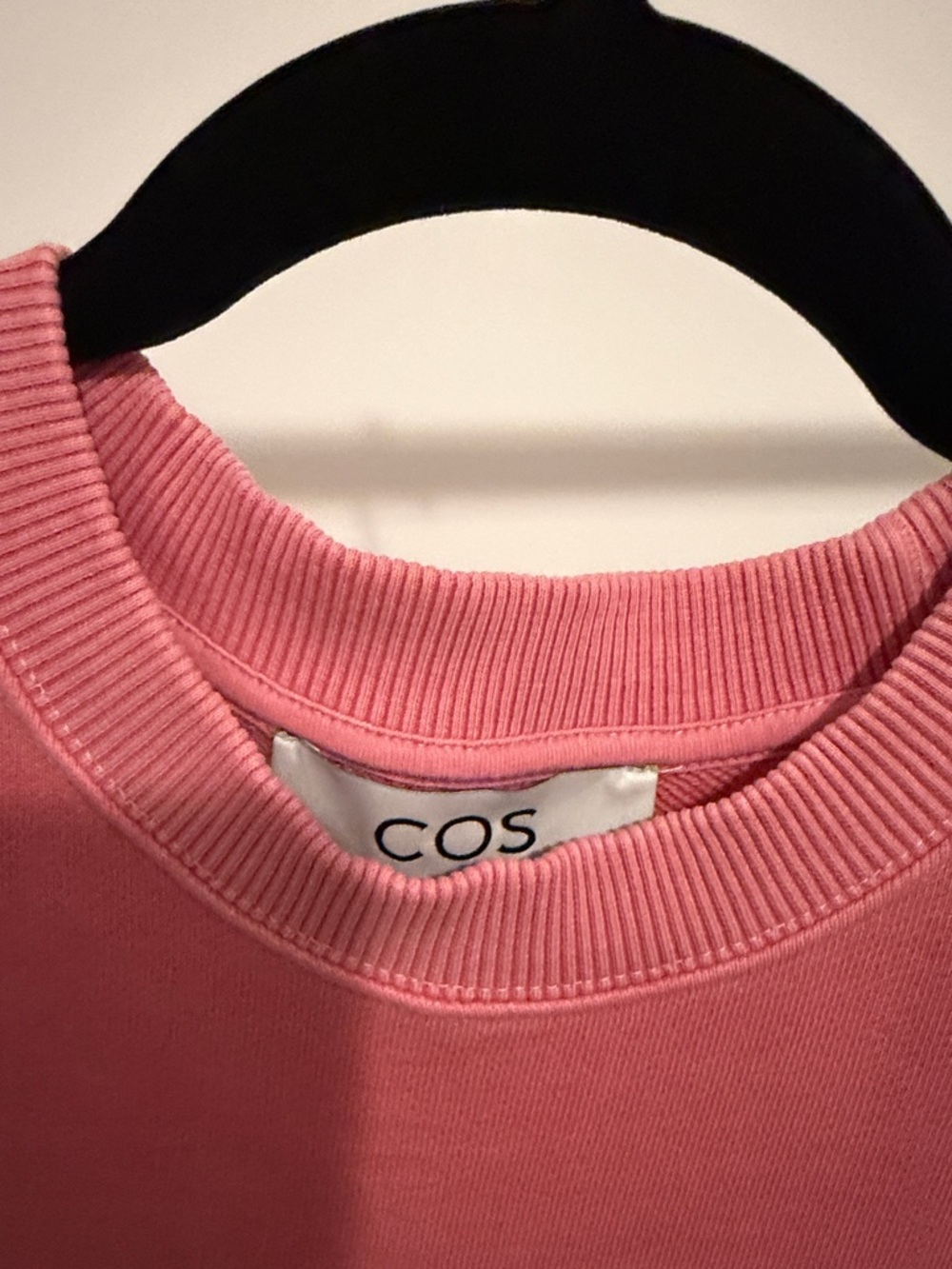 COS Pink Ribbed Crewneck Sweater - Picture 5 of 6